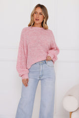 Sweater Weather Knit Pink