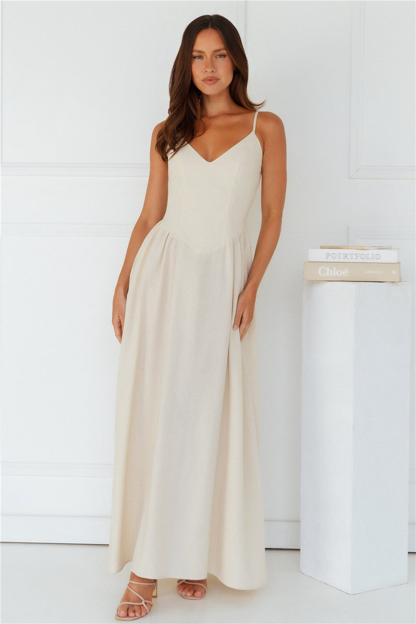 Zephy Maxi Dress Sand