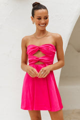 Runaway Mich Mini Dress Fuchsia