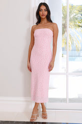 Refreshing Bliss Midi Dress Pink