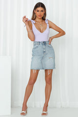 Wrangler Hi Repair Mini Skirt Nevermind